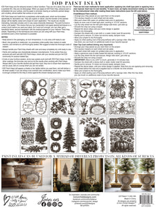 2024 HOLIDAY COLLECTION GLORIA IOD PAINT INLAY 8 PAGES     12”X16”