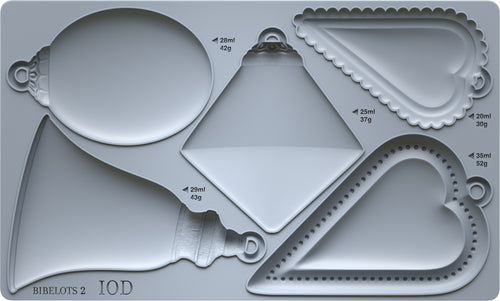 2025 Winter Holiday Collection Iron Orchid Winter Bibelots 2 6x10 Mould