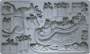 2024 HOLIDAY COLLECTION          SANTA’S SLEIGH IOD
MOULD 6X10