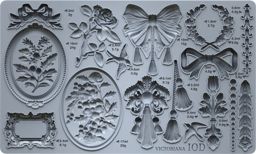 2025 Winter Holiday Collection Iron Orchid Victoriana Mould 6x10