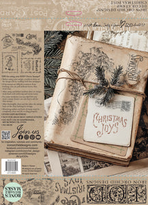 2025 Winter Holiday Collection Iron Orchid Christmas Post 12x12 Stamp