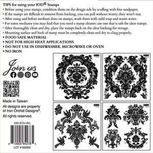 2025 Iron Orchid Velveteen Stamp 4- 6x6 Sheets