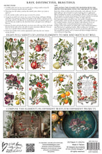 Load image into Gallery viewer, 2025 Winter Holiday Collection Iron Orchid Clementine Transfer 8x12- 8 page Pad