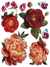 Load image into Gallery viewer, IRON ORCHID COLLAGE DE FLEURS 8- 12&quot;X16&quot; TRANSFER SHEETS *free class included*