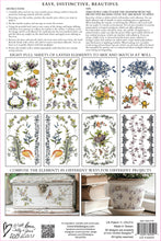 Load image into Gallery viewer, Summer/Fall 2024- FAIRYTALE FLORALS TRANSFER 8- 8&quot;x12&quot; PAGES *INCLUDES A FREE CLASS*