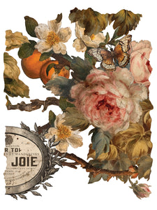 SPRING 2024 IRON ORCHID JOIE DES ROSES  8- 12"X16" TRANSFER SHEETS *free class included*
