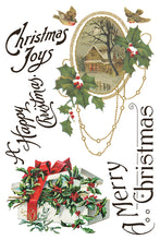 Load image into Gallery viewer, 2025 Winter Holiday Collection Iron Orchid Christmas Joy Transfer 8x12- 8 page Pad