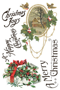 2025 Winter Holiday Collection Iron Orchid Christmas Joy Transfer 8x12- 8 page Pad