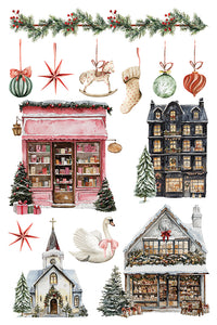 2025 Winter Holiday Collection Iron Orchid Partridge Lane Transfer 8x12- 8 page Pad