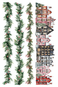 2025 Winter Holiday Collection Iron Orchid Partridge Lane Transfer 8x12- 8 page Pad