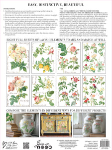 Summer/Fall 2024- ROSE BOTANICAL TRANSFER 8- 12"x16" PAGES *INCLUDES A FREE CLASS*