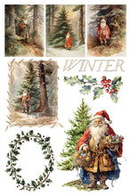 Load image into Gallery viewer, 2025 Winter Holiday Collection Iron Orchid Santa&#39;s Hollow Transfer 8x12- 8 page Pad