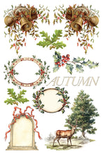 Load image into Gallery viewer, 2025 Winter Holiday Collection Iron Orchid Santa&#39;s Hollow Transfer 8x12- 8 page Pad