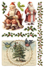 Load image into Gallery viewer, 2025 Winter Holiday Collection Iron Orchid Santa&#39;s Hollow Transfer 8x12- 8 page Pad