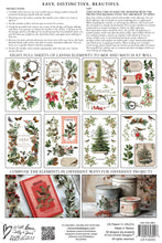 Load image into Gallery viewer, 2025 Winter Holiday Collection Iron Orchid Winter Botanist Transfer 8x12- 8 page Pad