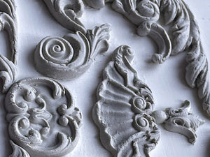SUMMER COLLECTION- DAINTY FLORISHES MOULD 6x10