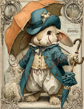 Load image into Gallery viewer, Dapper Bunnies- Ooh La La Printables