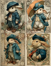 Load image into Gallery viewer, Dapper Bunnies- Ooh La La Printables