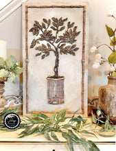 Load image into Gallery viewer, SPRING 2024 IRON ORCHID FAUX BOIS 6&quot;X10&quot; MOULD *free class included*