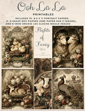 Load image into Gallery viewer, Flights Of Fancy Vol. 2- Ooh La La Printables