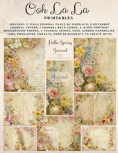 Load image into Gallery viewer, Hello Spring Journal- Ooh La La Printables