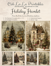 Load image into Gallery viewer, Holiday Hamlet- Ooh La La Printables