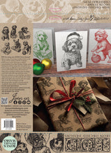 Load image into Gallery viewer, CHRISTMAS 2023 12&quot;X12&quot; IRON ORCHID DECOR STAMP ~CHRISTMAS PUPS~