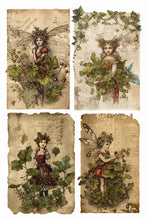 Load image into Gallery viewer, CHRISTMAS 2023 ~FAIRY MERRY CHRISTMAS~ TRANSFER PAD-  EIGHT 8X12 SHEETS