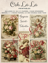 Load image into Gallery viewer, Joyuese Saint-Valentin- Ooh la la Printables