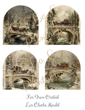 Load image into Gallery viewer, Les Cloche Winter Bridges, Ornate Gates, Carriages, &amp; Florals Vol. 6 - Ooh La La Printables