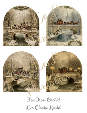Load image into Gallery viewer, Les Cloche Winter Bridges, Ornate Gates, Carriages, &amp; Florals Vol. 6 - Ooh La La Printables