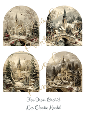 Load image into Gallery viewer, Les Cloche Winter Bridges, Ornate Gates, Carriages, &amp; Florals Vol. 6 - Ooh La La Printables