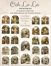 Load image into Gallery viewer, Les Cloche Winter Bridges, Ornate Gates, Carriages, &amp; Florals Vol. 6 - Ooh La La Printables