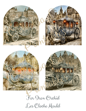Load image into Gallery viewer, Les Cloche Winter Bridges, Ornate Gates, Carriages, &amp; Florals Vol. 6 - Ooh La La Printables