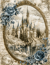 Load image into Gallery viewer, Les Swan Chateau- Ooh La La Printables