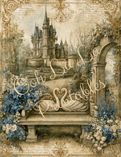 Load image into Gallery viewer, Les Swan Chateau- Ooh La La Printables