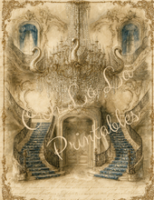Load image into Gallery viewer, Les Swan Chateau- Ooh La La Printables