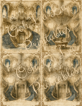 Load image into Gallery viewer, Les Swan Chateau- Ooh La La Printables