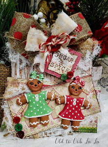 CHRISTMAS 2023 6×10 IRON ORCHID DECOR MOULDS™ ~GINGER & SPICE~