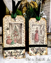 Load image into Gallery viewer, CHRISTMAS 2023 12&quot;X12&quot; IRON ORCHID DECOR STAMP ~PORTOBELLO ROAD~ 2 SHEETS