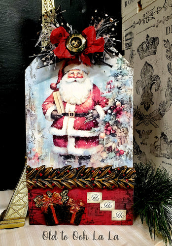 Ho Ho Ho Santa Shelf Sitter/Door Hanger