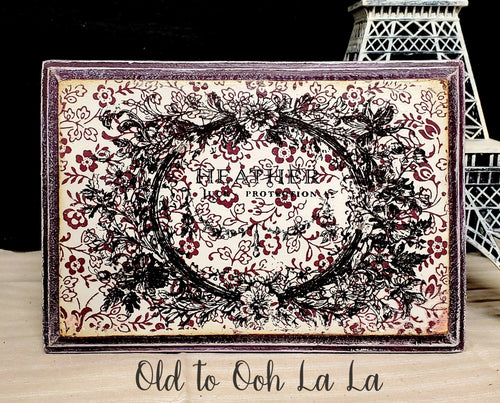 Lavender Wall Art or Shelf Sitter- handcrafted