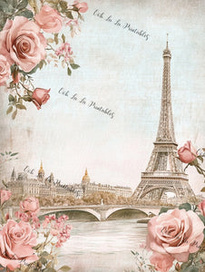 Parisian Roses Vintage Bundle w/Tags- Ooh La La Digital Printables