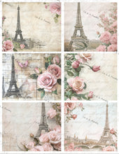 Load image into Gallery viewer, Parisian Roses Vintage Bundle w/Tags- Ooh La La Digital Printables