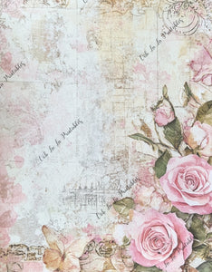Parisian Pink Vintage Bundle- Journal Pages w/ Tags- Ooh La La Digital Printables
