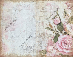 Parisian Pink Vintage Bundle- Journal Pages w/ Tags- Ooh La La Digital Printables