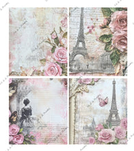 Load image into Gallery viewer, Parisian Pink Vintage Bundle- Journal Pages w/ Tags- Ooh La La Digital Printables