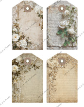 Load image into Gallery viewer, White Roses Folio- Ooh La La Digital Printables