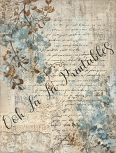 Load image into Gallery viewer, Blue Toile Bundle- Ooh La La Digital Printables