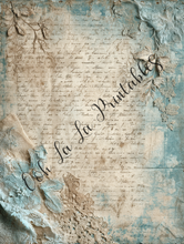 Load image into Gallery viewer, Blue Toile Bundle- Ooh La La Digital Printables